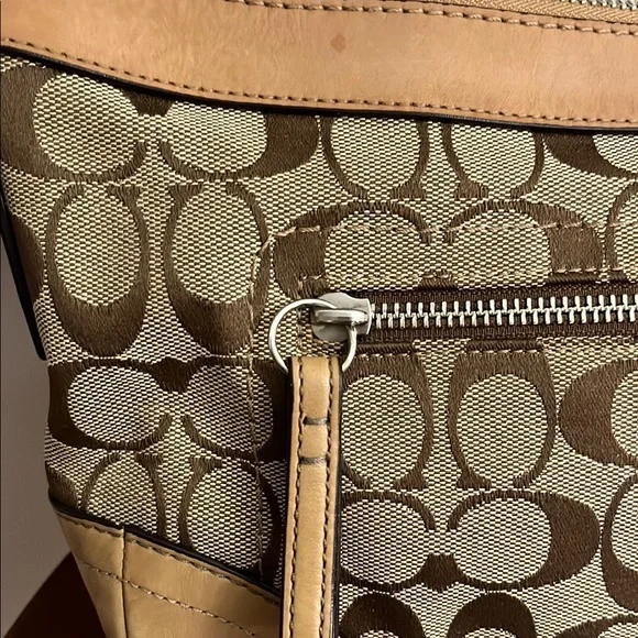 Coach Signature Monogram Shoulder Bag - Authentic - Picture 8 of 16